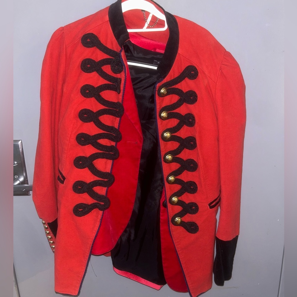 Free People Seamed & Structured Military Jacket